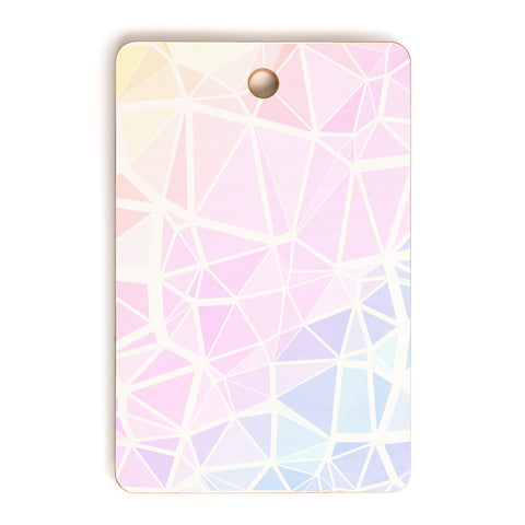 Kaleiope Studio Low Poly Pastel Cutting Board Rectangle