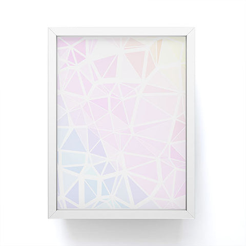 Kaleiope Studio Low Poly Pastel Framed Mini Art Print