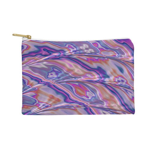Kaleiope Studio Marbled Pink Fractal Pattern Pouch