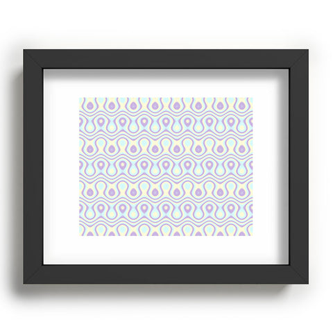 Kaleiope Studio Modern Colorful Funky Pattern Recessed Framing Rectangle