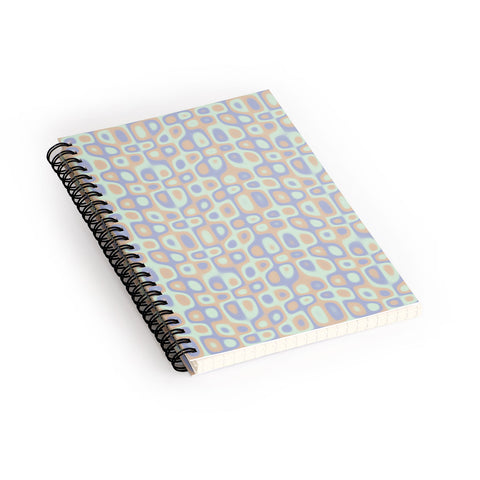 Kaleiope Studio Modern Colorful Groovy Pattern Spiral Notebook
