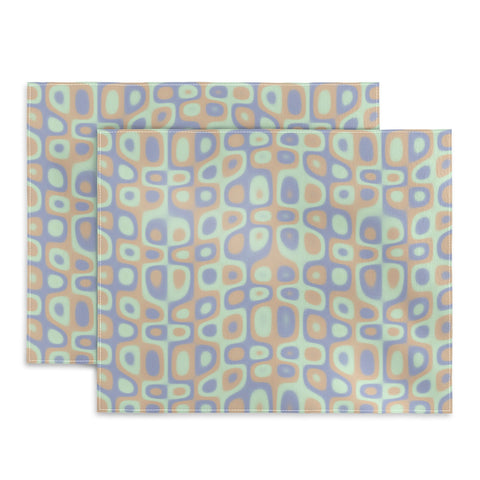Kaleiope Studio Modern Colorful Groovy Pattern Placemat