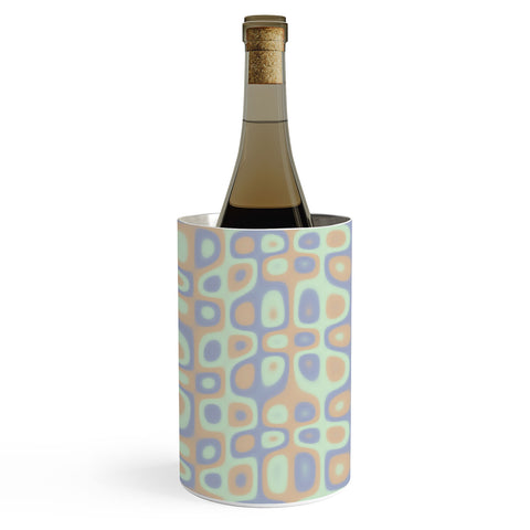 Kaleiope Studio Modern Colorful Groovy Pattern Wine Chiller