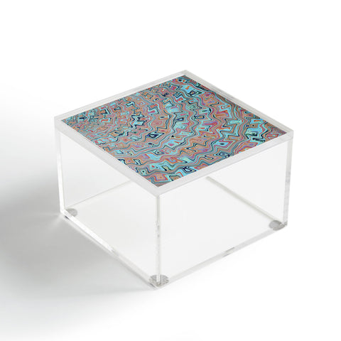 Kaleiope Studio Muted Colorful Boho Squiggles Acrylic Box