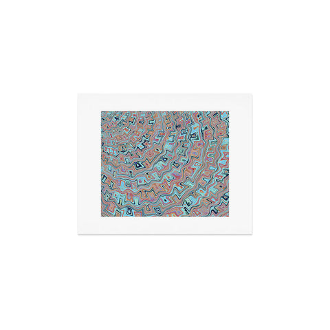 Kaleiope Studio Muted Colorful Boho Squiggles Art Print