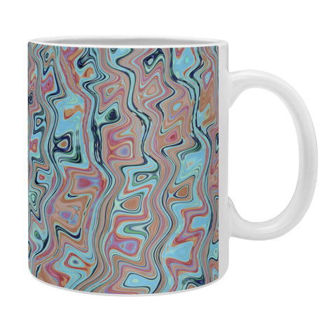 Kaleiope Studio Muted Colorful Boho Squiggles Coffee Mug