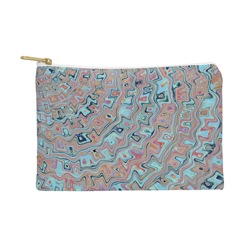Kaleiope Studio Muted Colorful Boho Squiggles Pouch