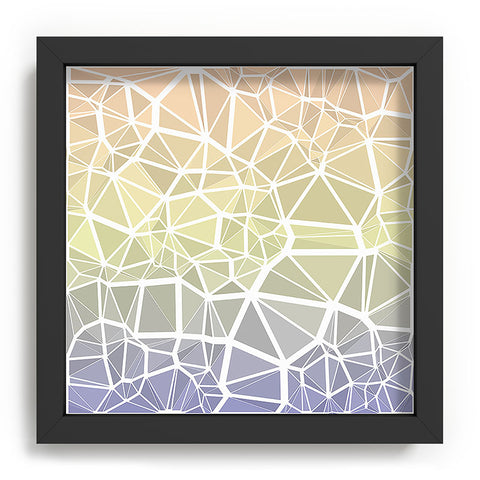 Kaleiope Studio Muted Pastel Low Poly Gradient Recessed Framing Square