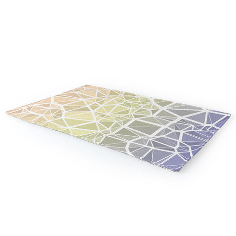 Kaleiope Studio Muted Pastel Low Poly Gradient Area Rug