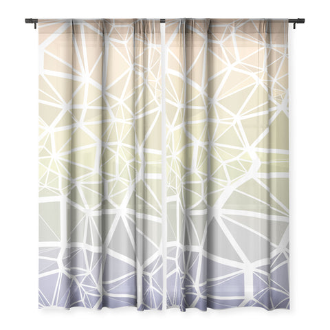Kaleiope Studio Muted Pastel Low Poly Gradient Sheer Non Repeat