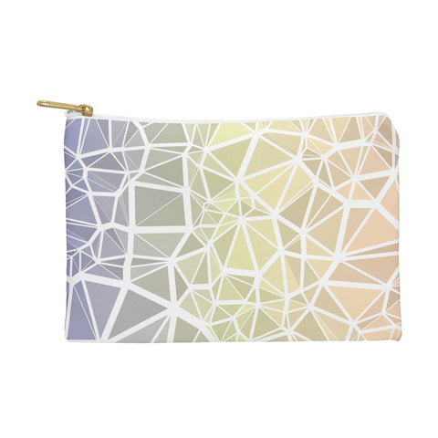 Kaleiope Studio Muted Pastel Low Poly Gradient Pouch