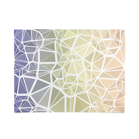 Kaleiope Studio Muted Pastel Low Poly Gradient Poster