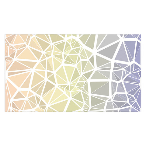 Kaleiope Studio Muted Pastel Low Poly Gradient Tablecloth