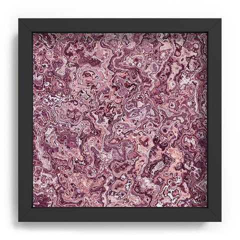 Kaleiope Studio Muted Red Marble Recessed Framing Square