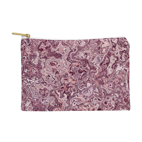 Kaleiope Studio Muted Red Marble Pouch