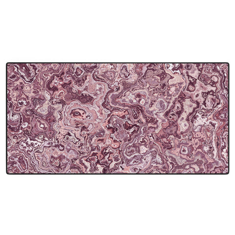 Kaleiope Studio Muted Red Marble Desk Mat