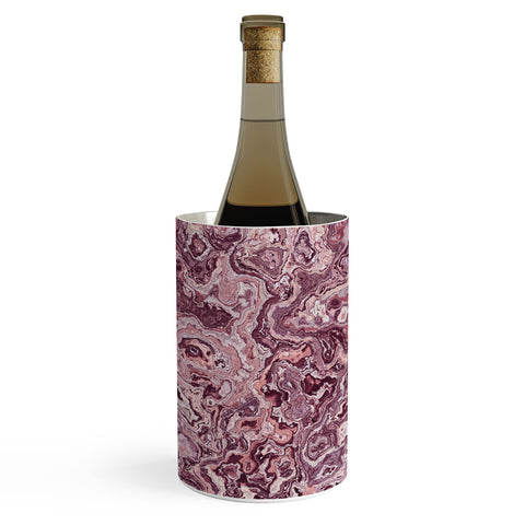 Kaleiope Studio Muted Red Marble Wine Chiller