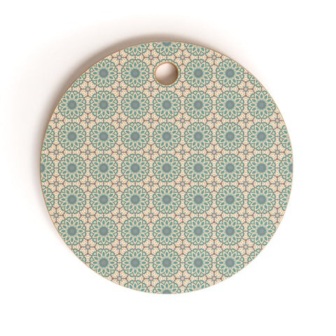 Kaleiope Studio Ornate Mandala Pattern Cutting Board Round