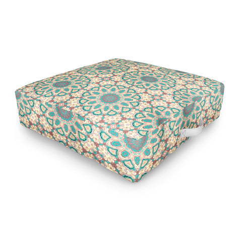 Kaleiope Studio Ornate Mandala Pattern Outdoor Floor Cushion