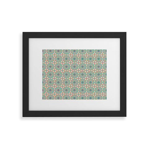 Kaleiope Studio Ornate Mandala Pattern Framed Art Print