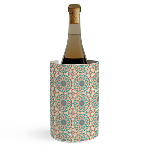 Kaleiope Studio Ornate Mandala Pattern Wine Chiller