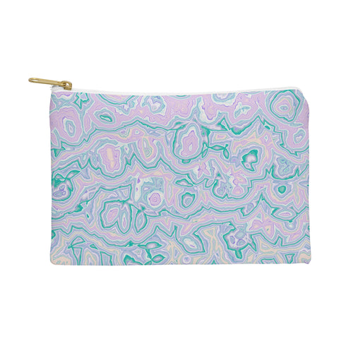 Kaleiope Studio Pastel Squiggly Stripes Pouch