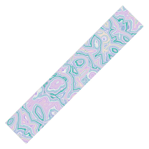 Kaleiope Studio Pastel Squiggly Stripes Table Runner