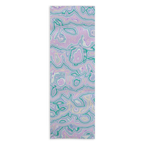 Kaleiope Studio Pastel Squiggly Stripes Yoga Towel