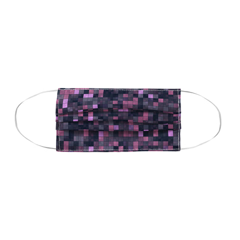 Kaleiope Studio Pink and Gray Squares Face Mask