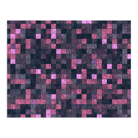 Kaleiope Studio Pink and Gray Squares Puzzle