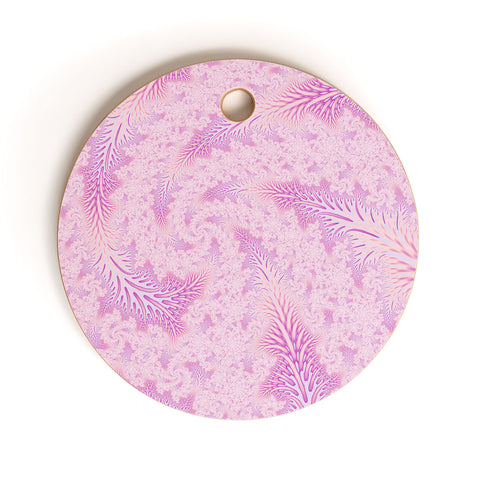 Kaleiope Studio Psychedelic Fractal Cutting Board Round