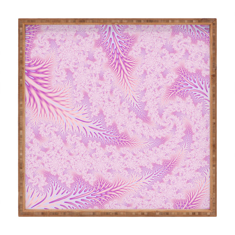 Kaleiope Studio Psychedelic Fractal Square Tray