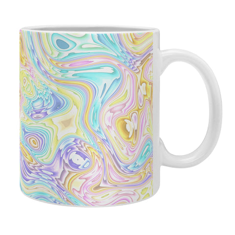 Kaleiope Studio Psychedelic Pastel Swirls Coffee Mug
