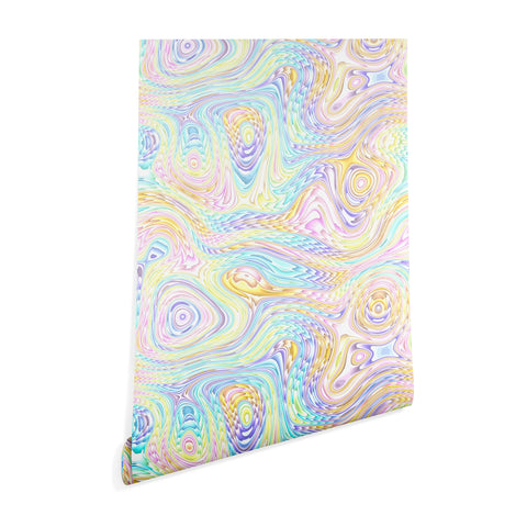 Kaleiope Studio Psychedelic Pastel Swirls Wallpaper
