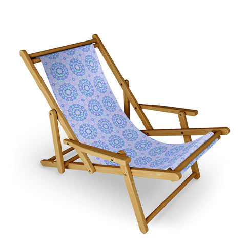 Kaleiope Studio Trippy Ornate Tiling Pattern Sling Chair