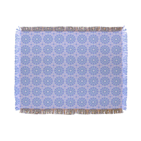 Kaleiope Studio Trippy Ornate Tiling Pattern Throw Blanket