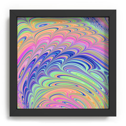 Kaleiope Studio Trippy Swirly Rainbow Recessed Framing Square