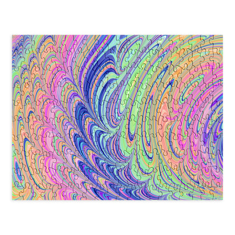 Kaleiope Studio Trippy Swirly Rainbow Puzzle