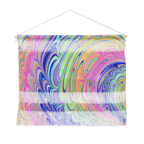 Kaleiope Studio Trippy Swirly Rainbow Wall Hanging Landscape