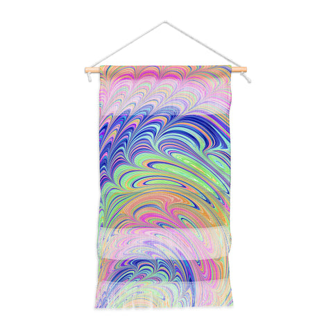 Kaleiope Studio Trippy Swirly Rainbow Wall Hanging Portrait