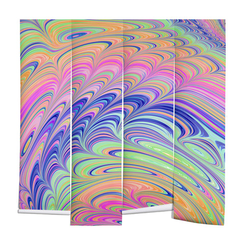 Kaleiope Studio Trippy Swirly Rainbow Wall Mural