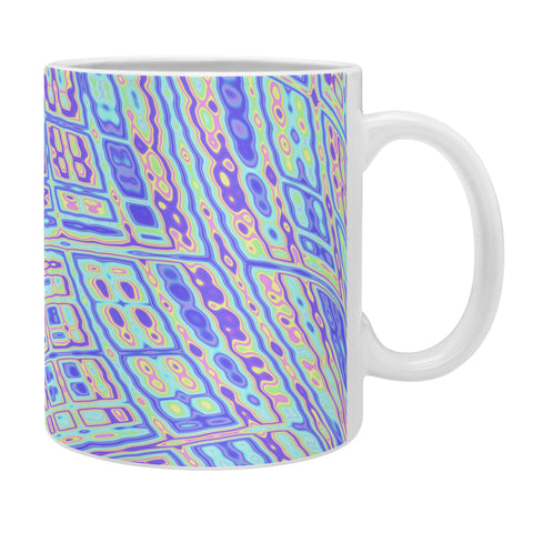 Kaleiope Studio Trippy Vibrant Fractal Texture Coffee Mug