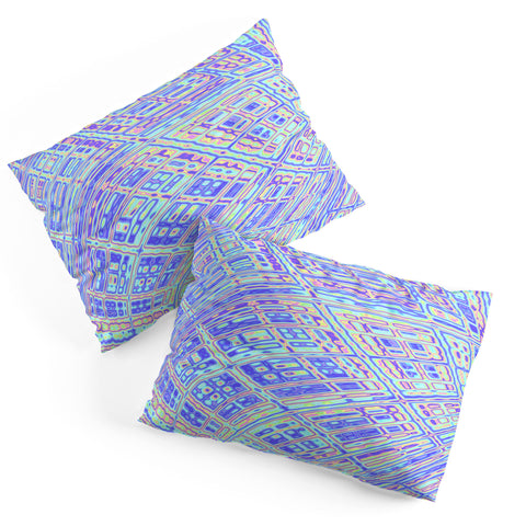 Kaleiope Studio Trippy Vibrant Fractal Texture Pillow Shams