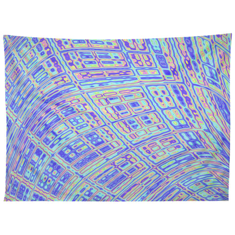 Kaleiope Studio Trippy Vibrant Fractal Texture Tapestry