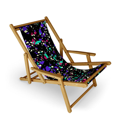 Kaleiope Studio Vibrant Funky Terrazzo Sling Chair