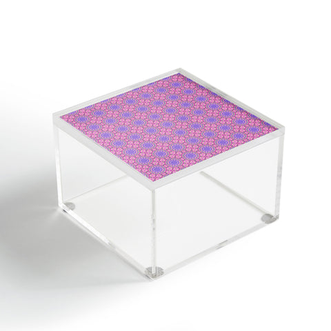 Kaleiope Studio Vibrant Ornate Pattern Acrylic Box