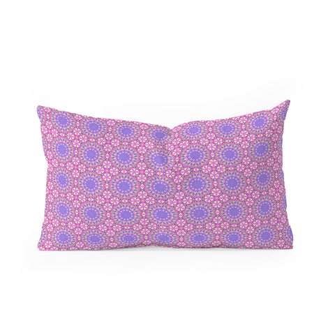 Kaleiope Studio Vibrant Ornate Pattern Oblong Throw Pillow