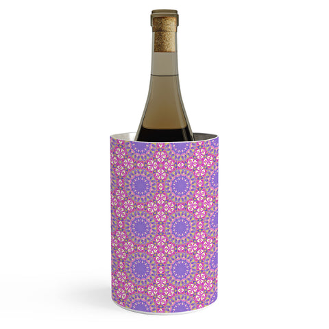 Kaleiope Studio Vibrant Ornate Pattern Wine Chiller
