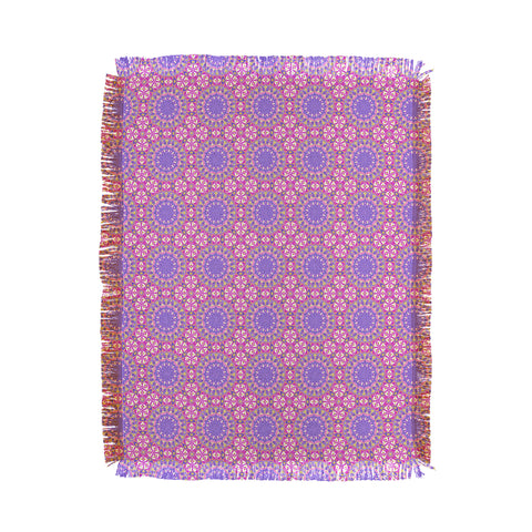 Kaleiope Studio Vibrant Ornate Pattern Throw Blanket