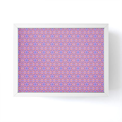 Kaleiope Studio Vibrant Ornate Tiling Pattern Framed Mini Art Print